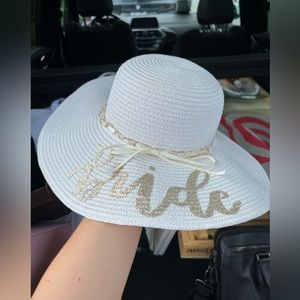 Bride sun hat